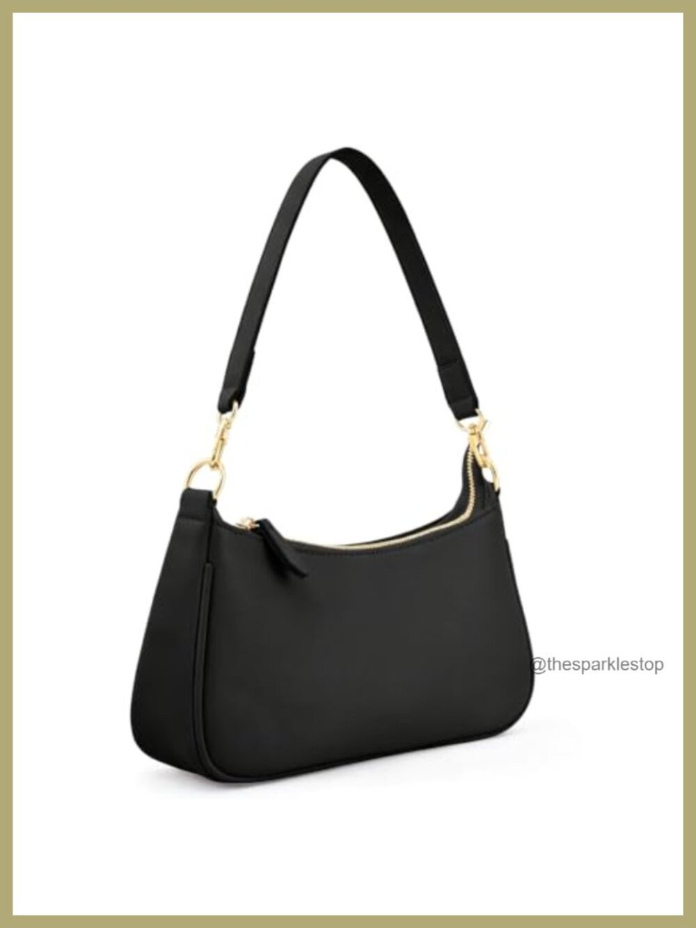 PU Leather Small Hobo Shoulder Purse with Removable Straps